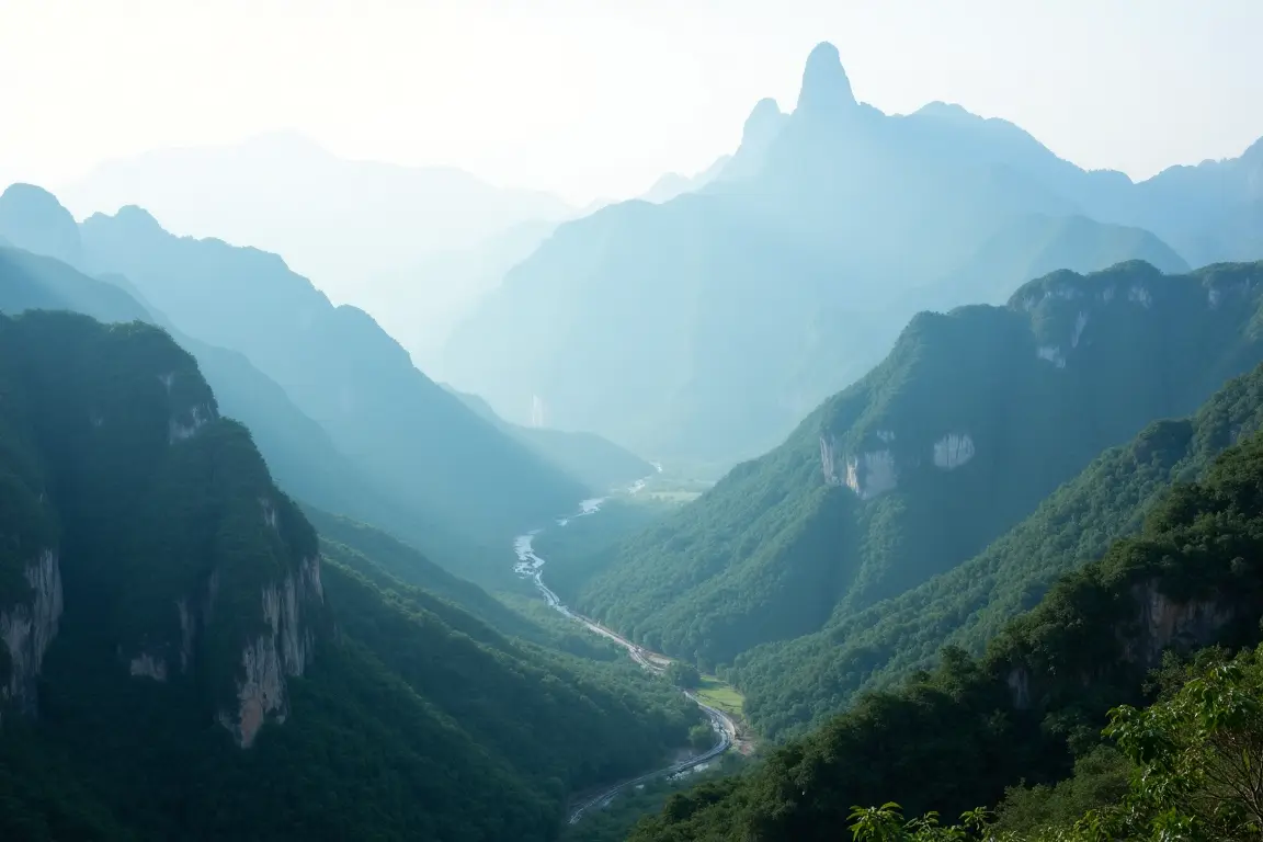 The majestic Hoang Lien Son mountain range, the natural home of Fansipan Vietnam